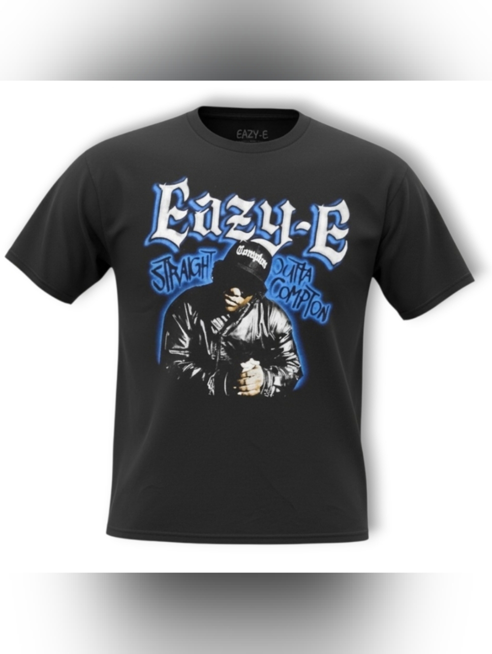 EAZY-E - Straight Outta Compton Men's Black T-Shirt 2XL
